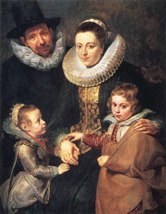 Peter Paul Rubens Fan Brueghel the Elder and his Family (mk01) Sweden oil painting art